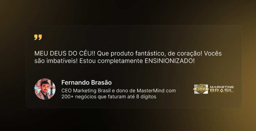 Fernando Brasão — Marketing Brasil