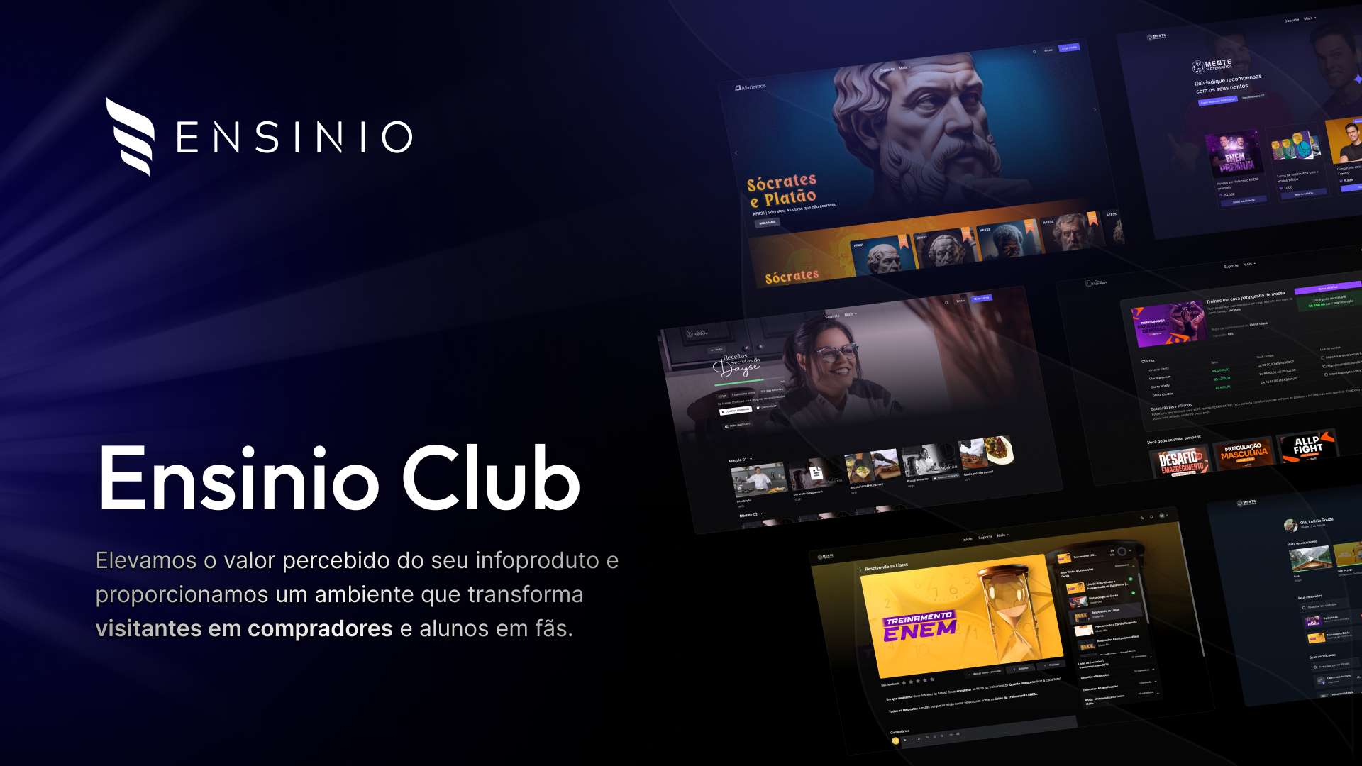 Ensinio Club — Comunidade, Gamificação e Agentes de IA